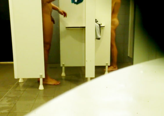spy cam men showers video