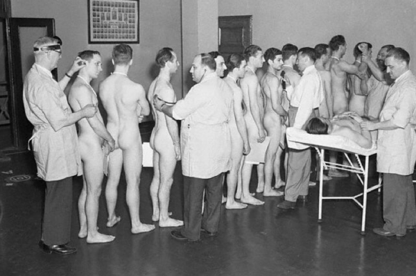 men naked Physical exams
