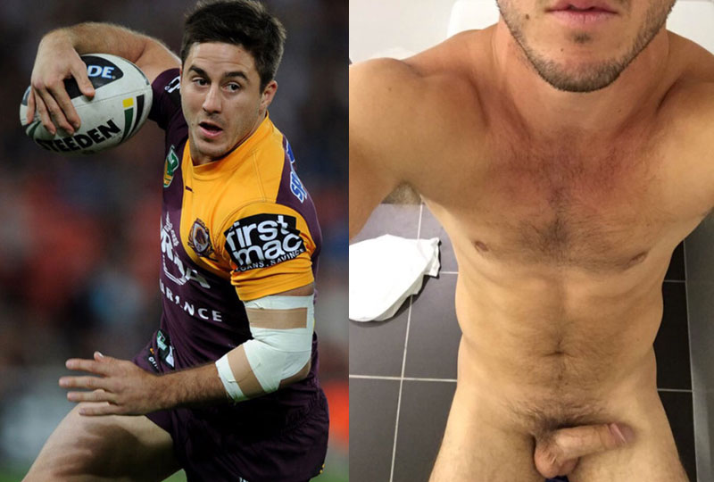 Hot Australian rugby player nude selfies.
