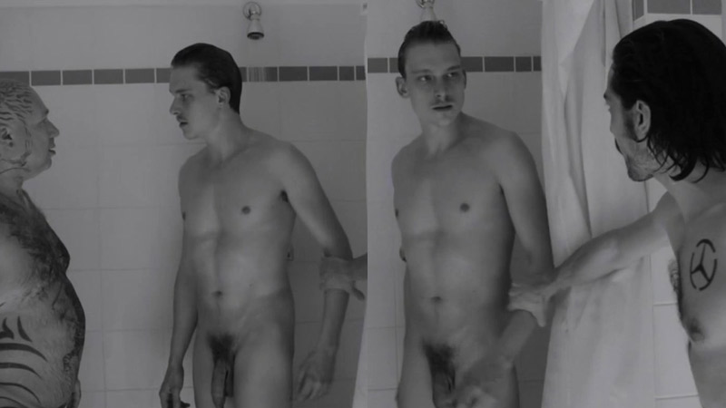 German Actor Daniel Straesser showing his big dick in showers scene!