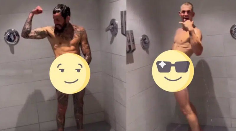 Ian Garry & Chito Vera shower together after UFC Fight
