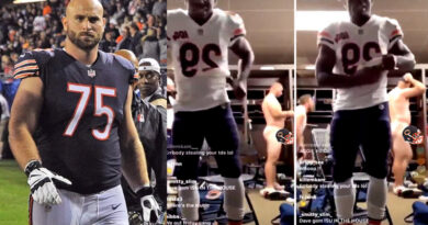 NFL star walk around naked in team-mate’s Instagram Live from Locker Room